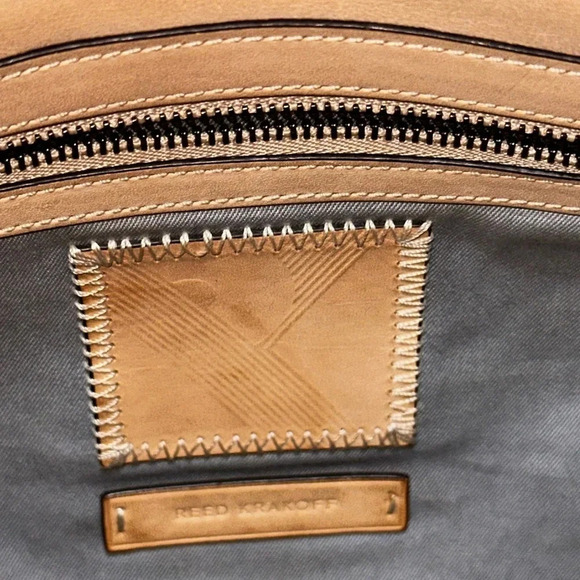 Reed Krakoff Tan Leather Top Handle & Crossbody Bag - Picture 5 of 8